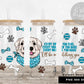 16 ounce dog mom Great Pyrenees PNG high res digital file beer-coffee glass