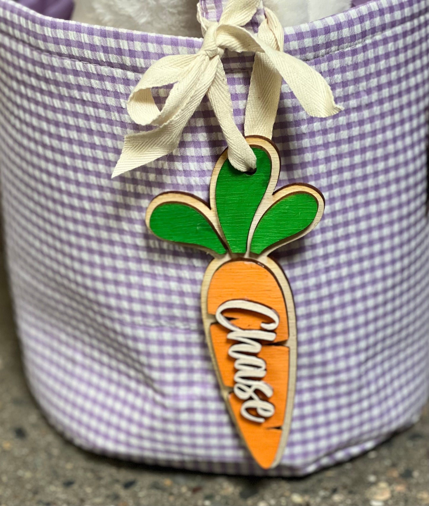Easter Basket Tag- carrot