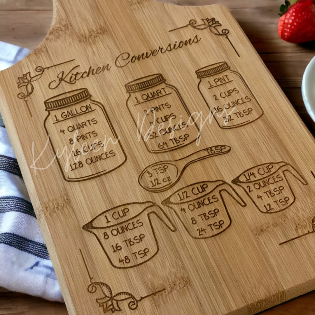 Cheat Sheet Cutting-charcuterie Board with handle