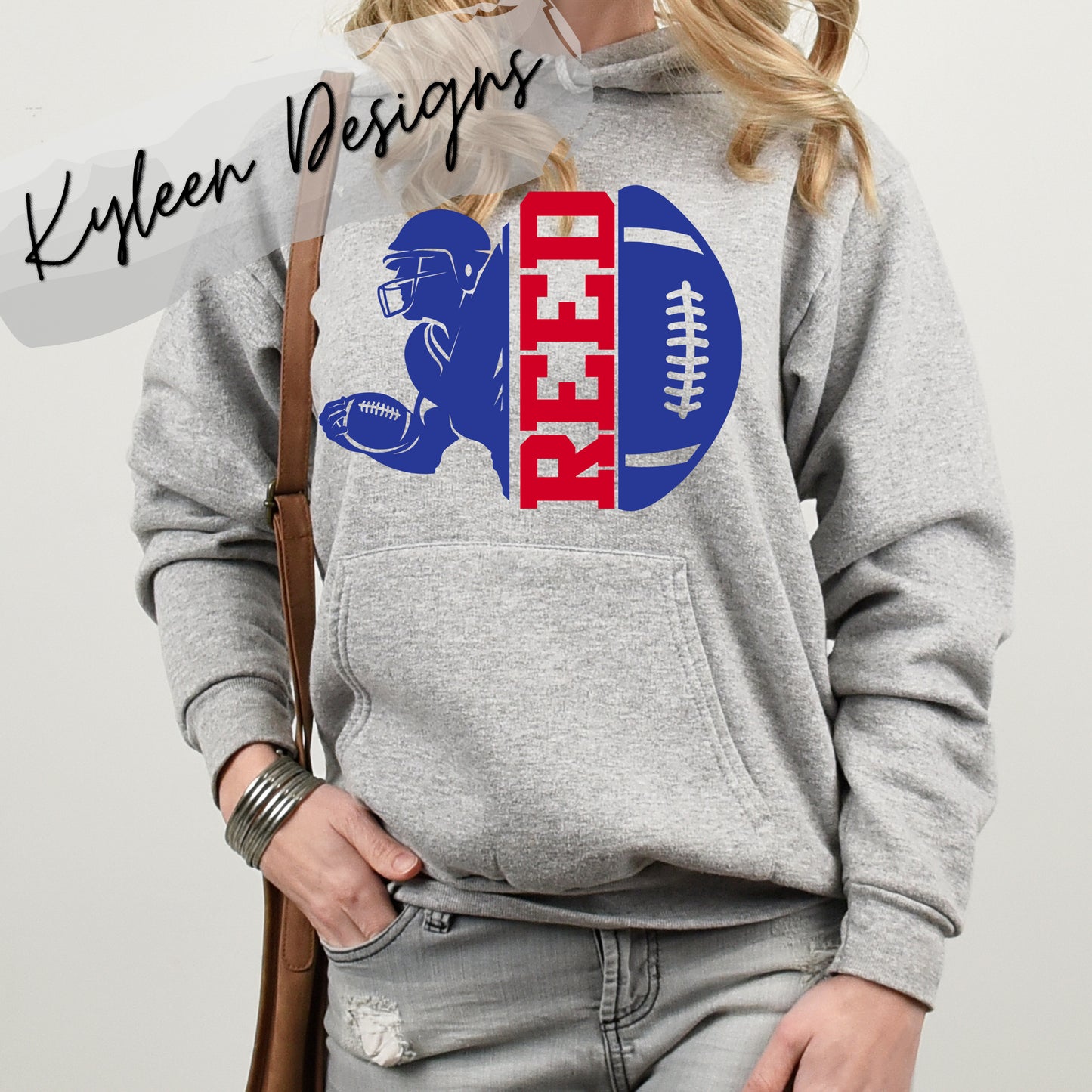 Custom Football Sweatshirt- Hoodie