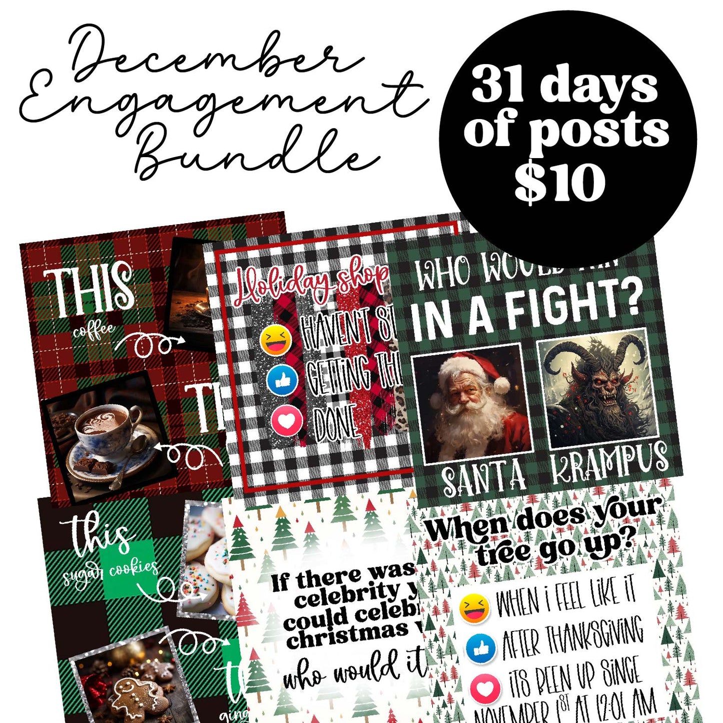 December Holiday Engagement Bundle