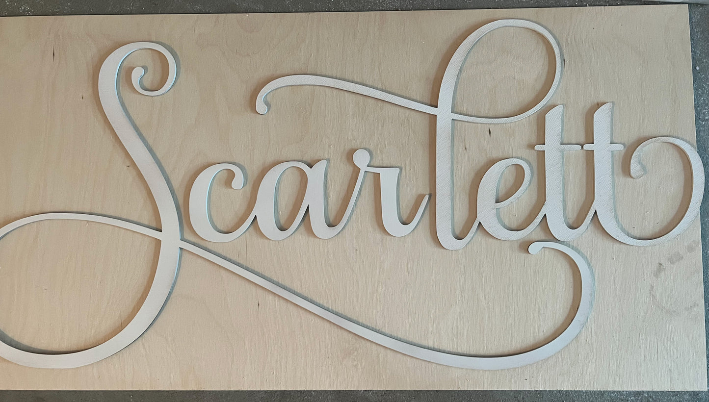 Wall sign- Wooden or Acrylic