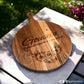 Acacia Wood Personalized Cutting-charcuterie Board ROUND