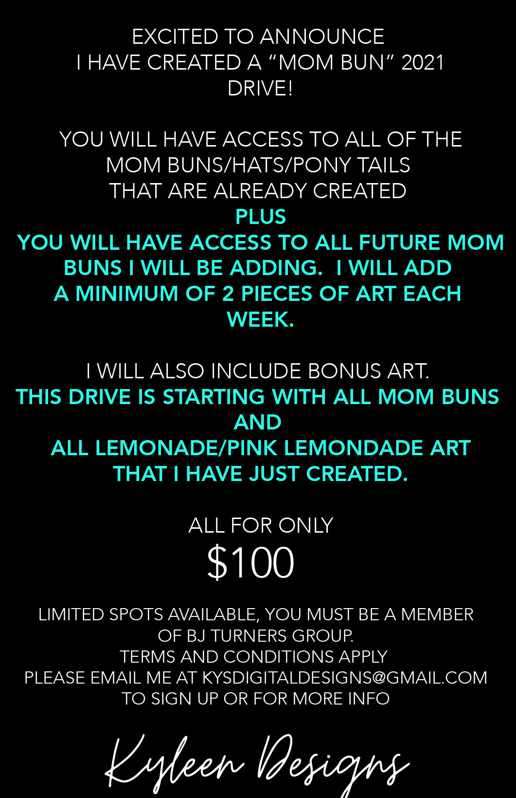 MOM BUN DRIVE- 2021