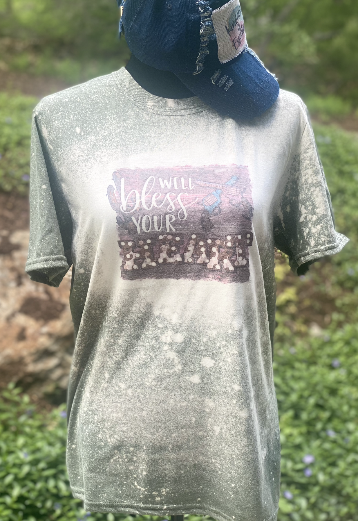 Bless your heart bleached T-shirt