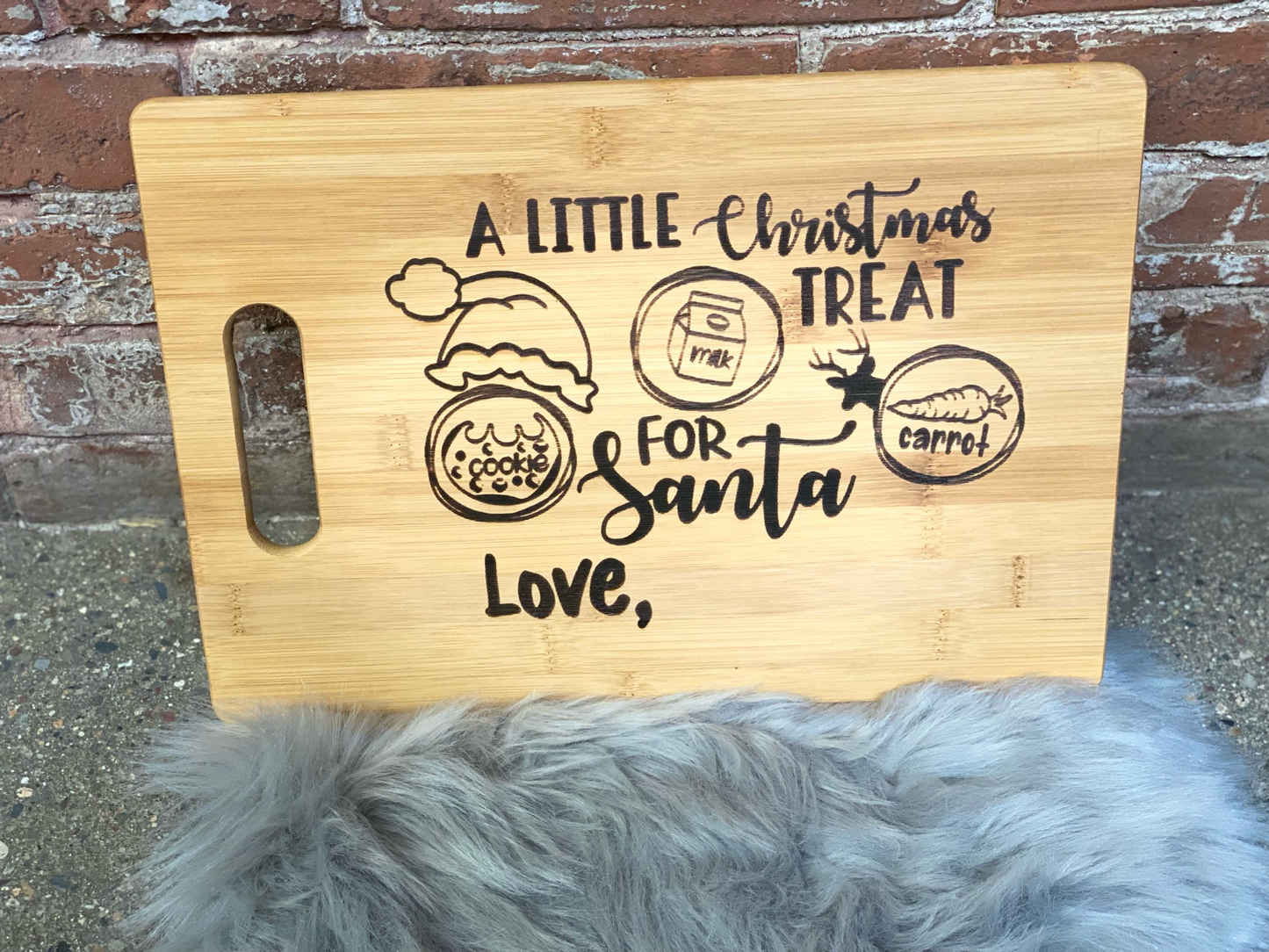 Personalized Santa Tray