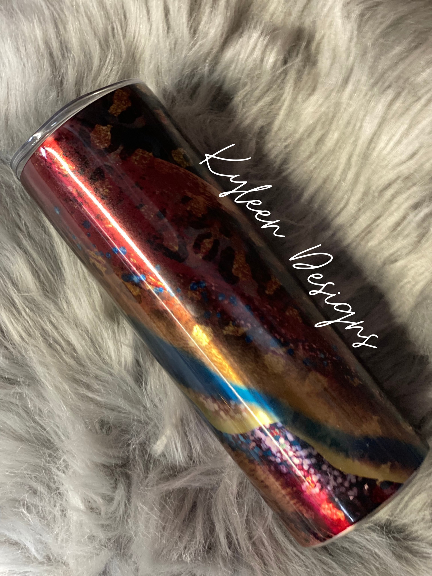 Leopard Swirl 20 Ounce Tumbler