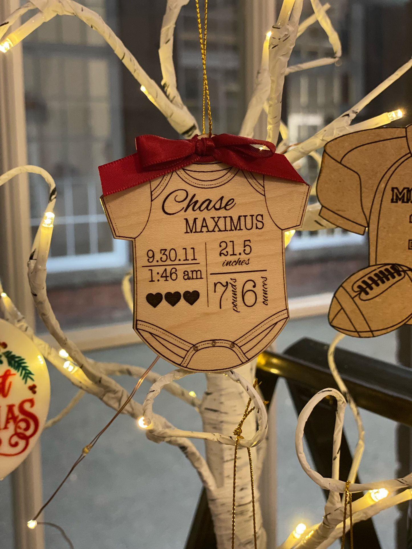 Baby’s First Christmas Personalized Ornament