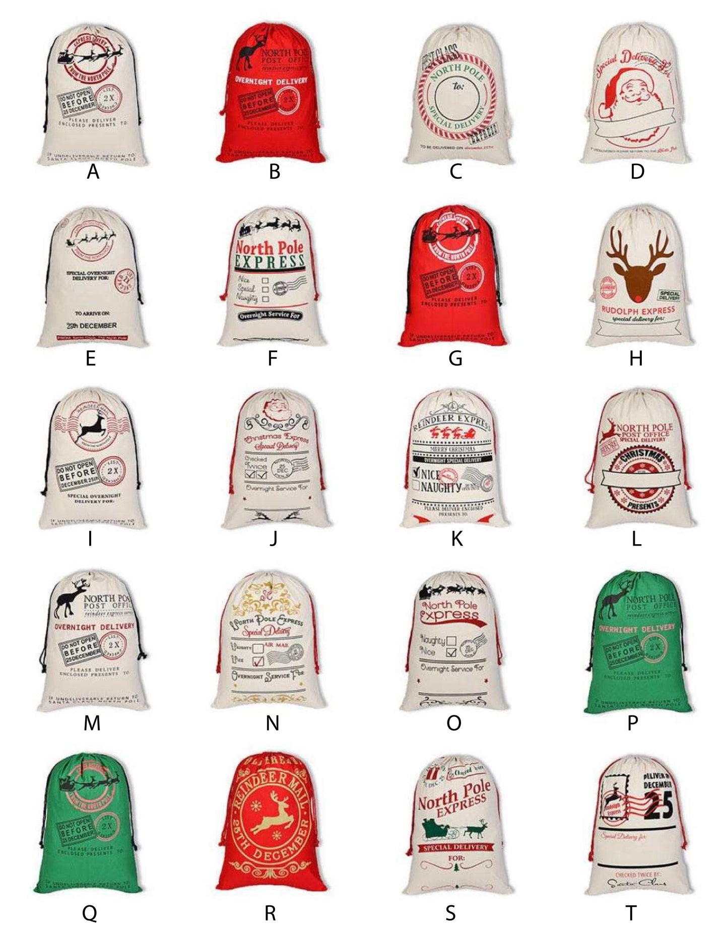 Canvas Santa Sack