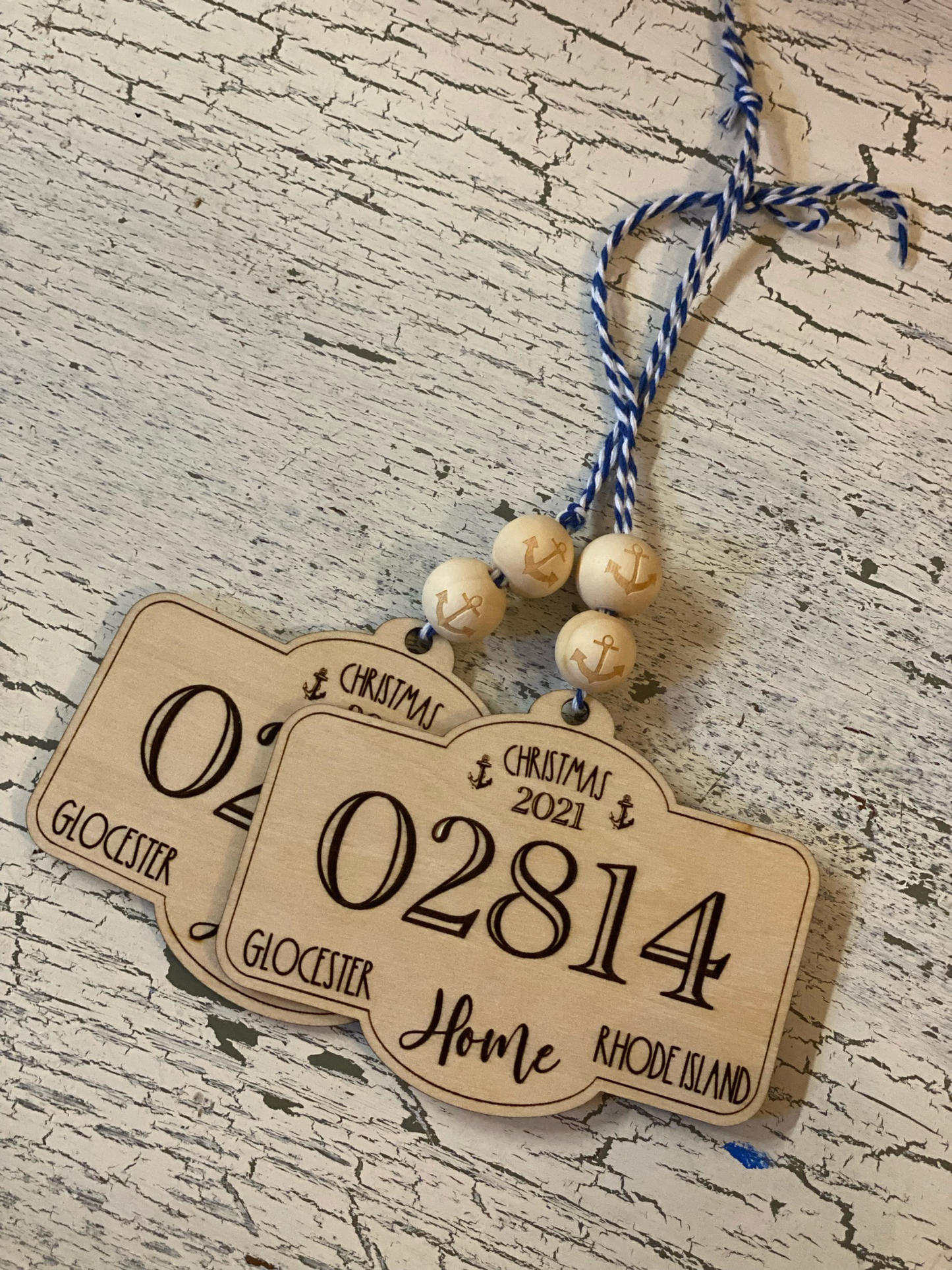 Your Zip Code Personalized Ornament