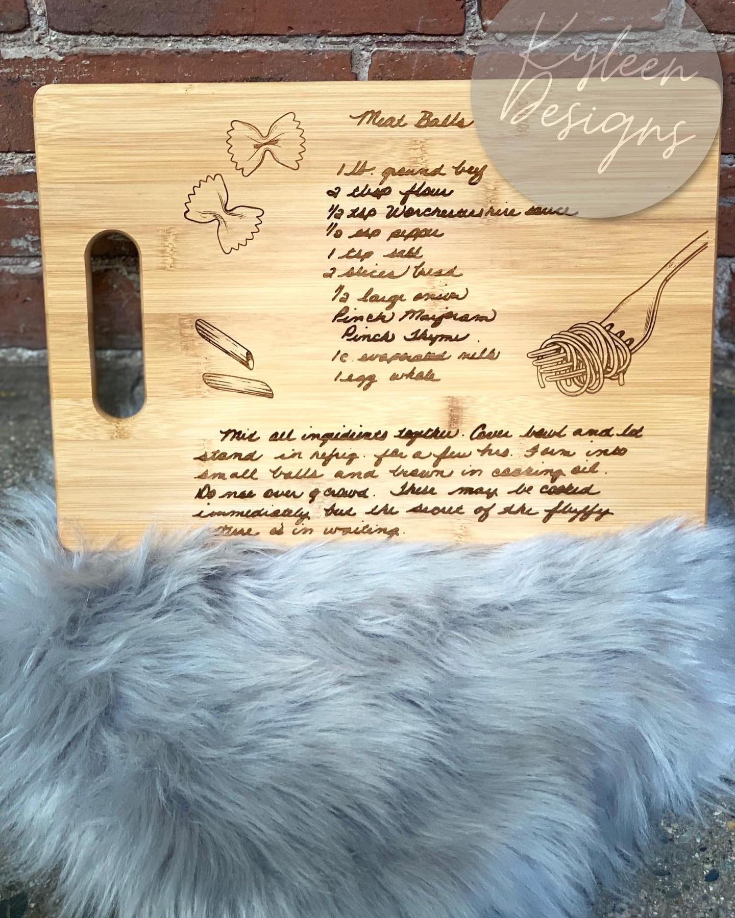 NO PROMO CODES!!!  SPECIAL HOLIDAY PRICE! Personalized Custom Recipe Cutting Board