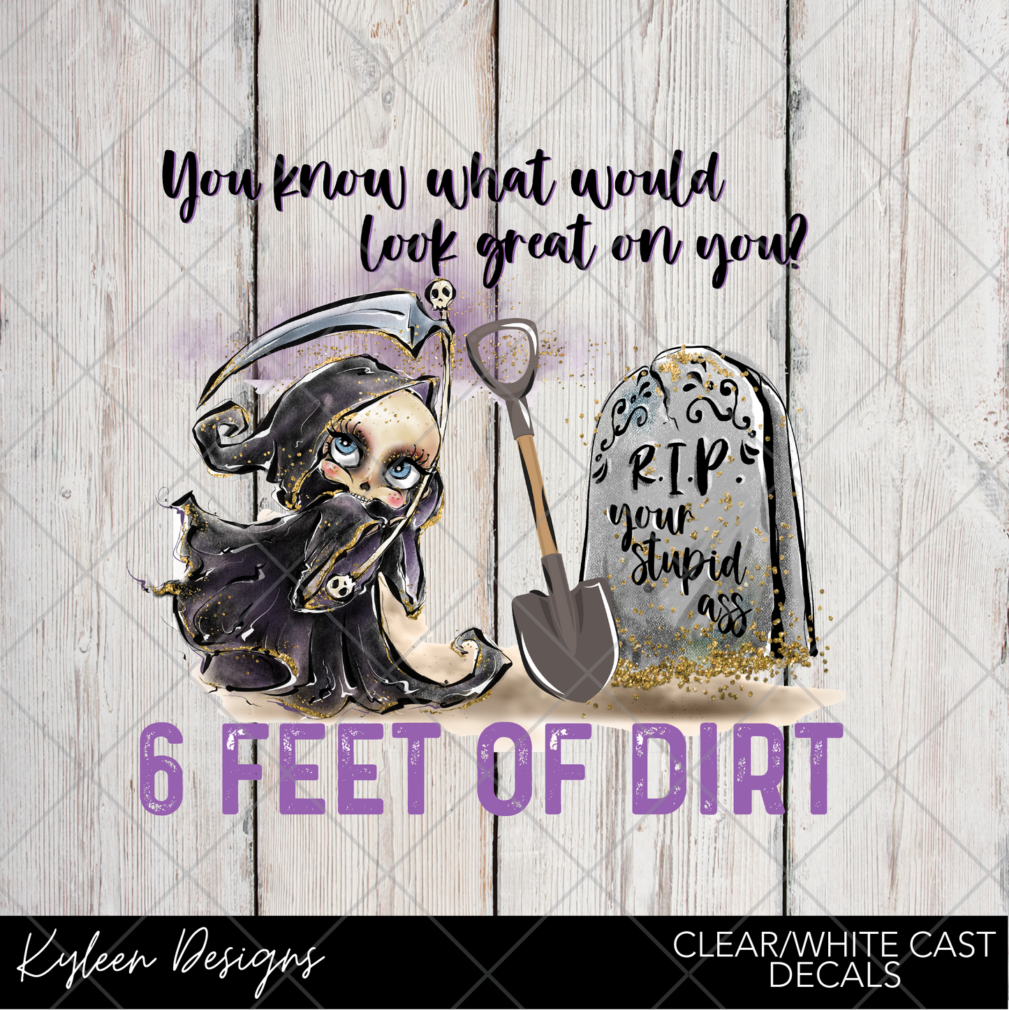 DreamCast™ Clear or White Cast- 6 feet of dirt