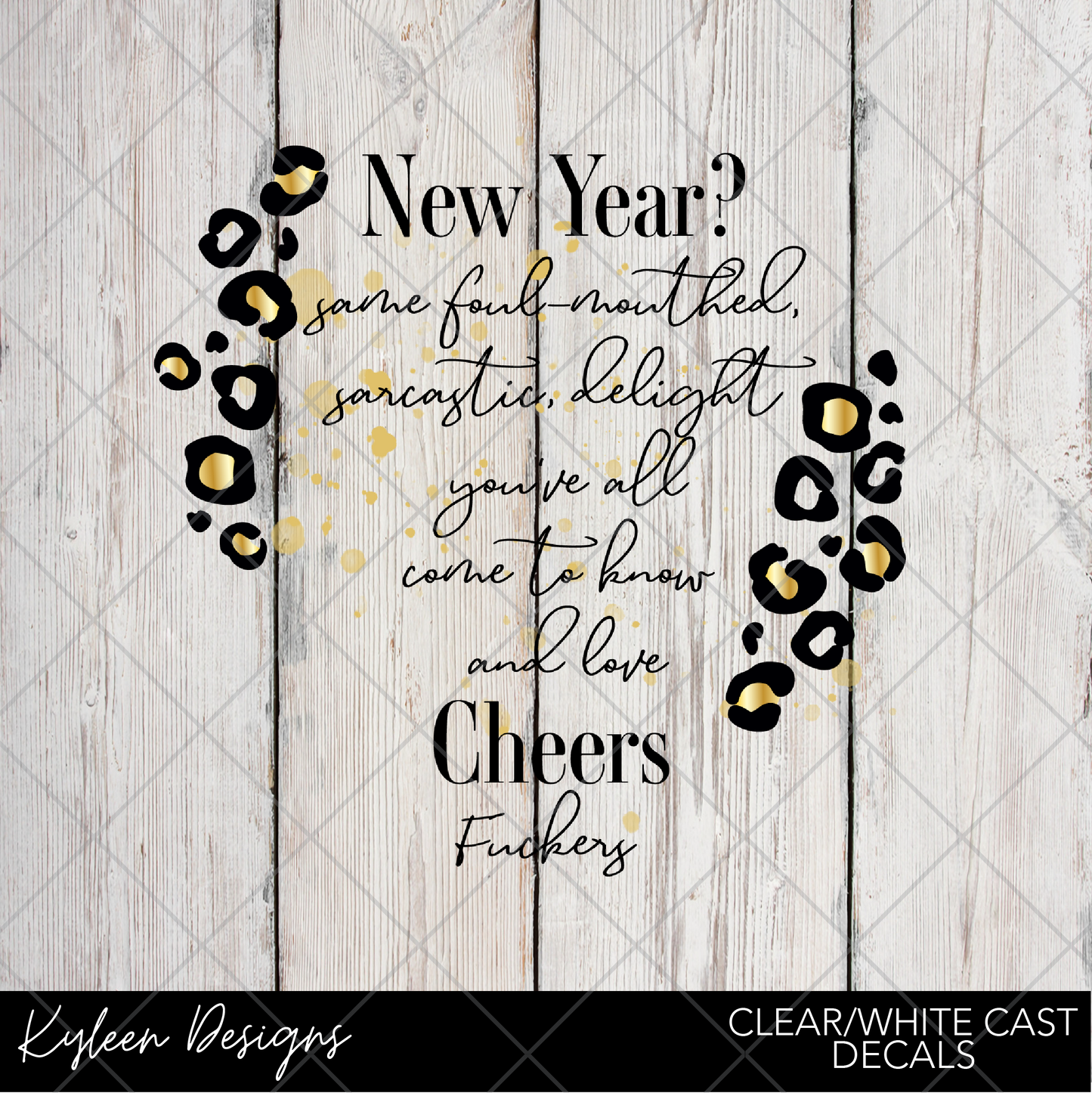 DreamCast™ Clear or White Cast Vinyl-New Year