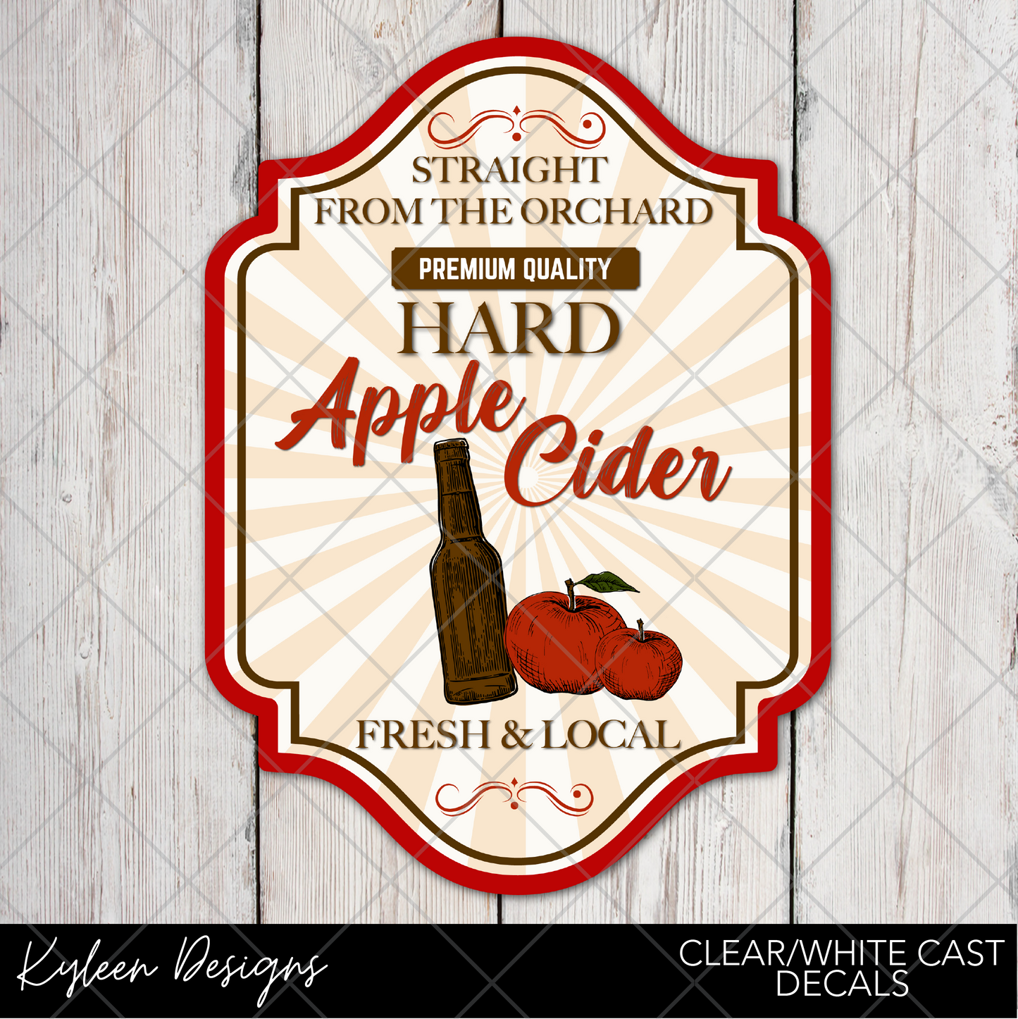 DreamCast™ Clear or White Cast Vinyl-Apple Cider