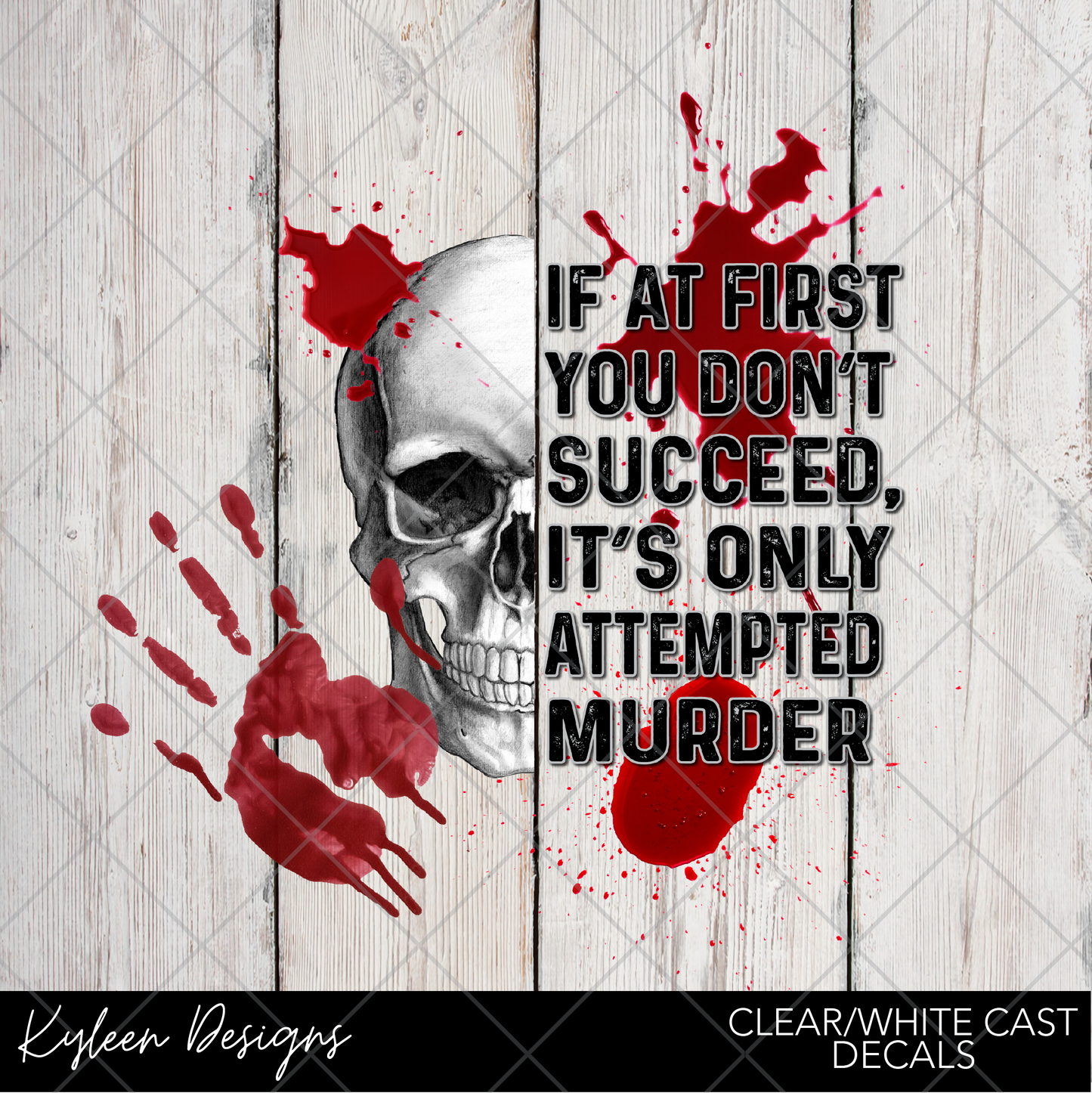 DreamCast™ Clear or White Cast- If at first you don't succeed it's only attempted murder