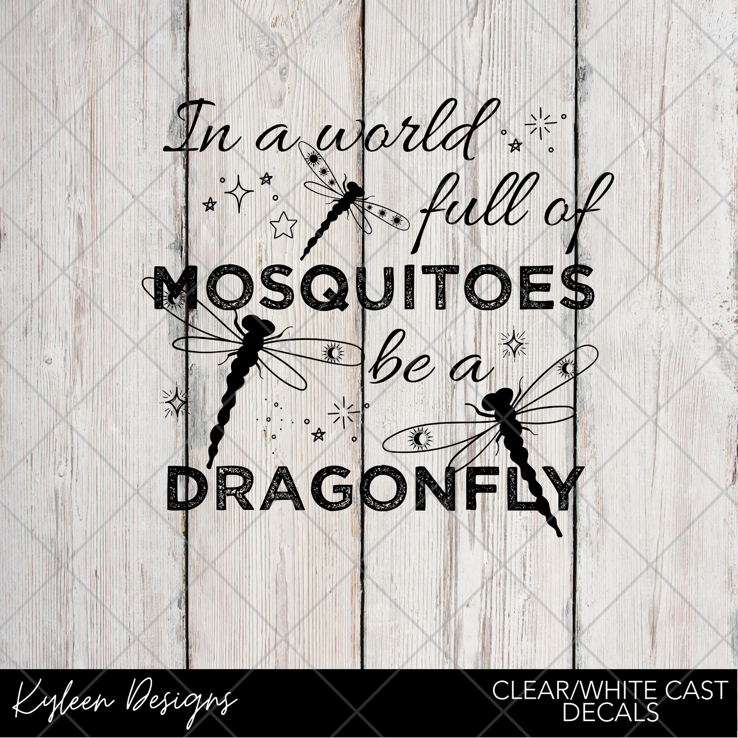 DreamCast™ Clear or White Cast- Be a dragonfly