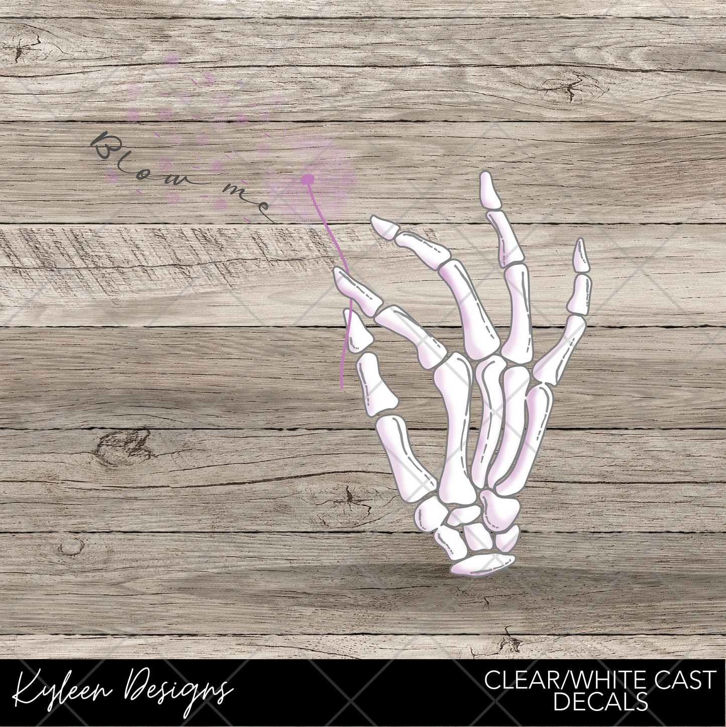 DreamCast™ Clear or White Cast Vinyl-Blow me