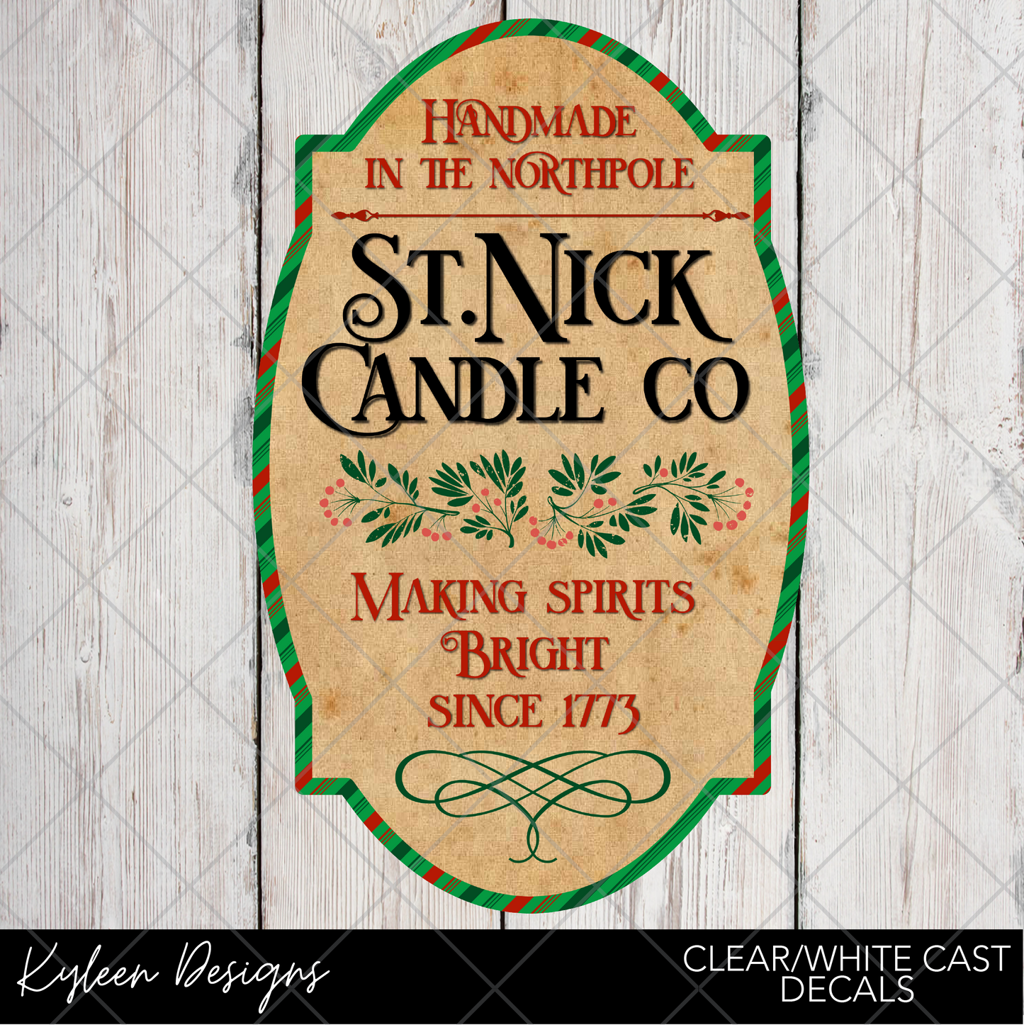 DreamCast™ Clear or White Cast Vinyl-Candle Co- Natural