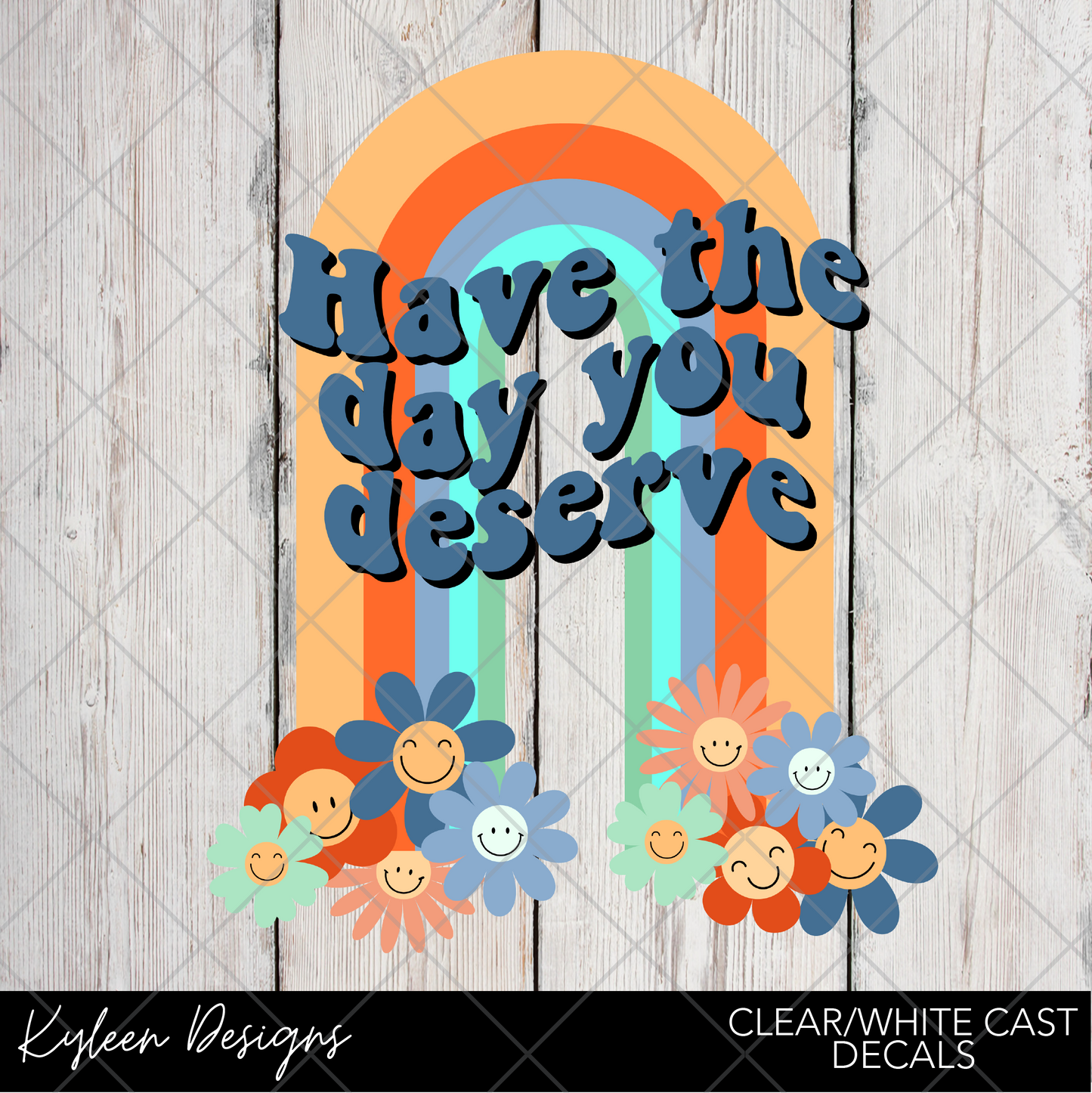 DreamCast™ Clear or White Cast Vinyl-Day you deserve floral