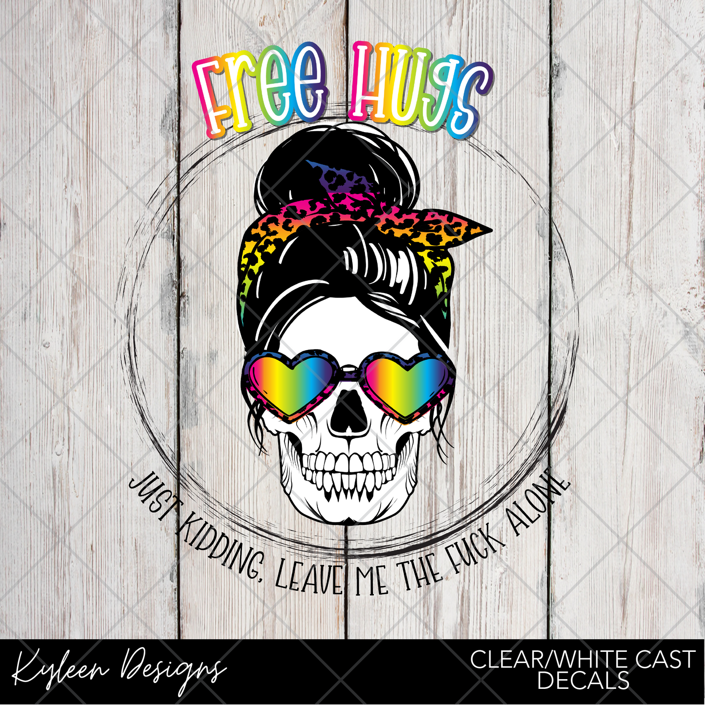 DreamCast™ Clear or White Cast Vinyl-Free Hugs