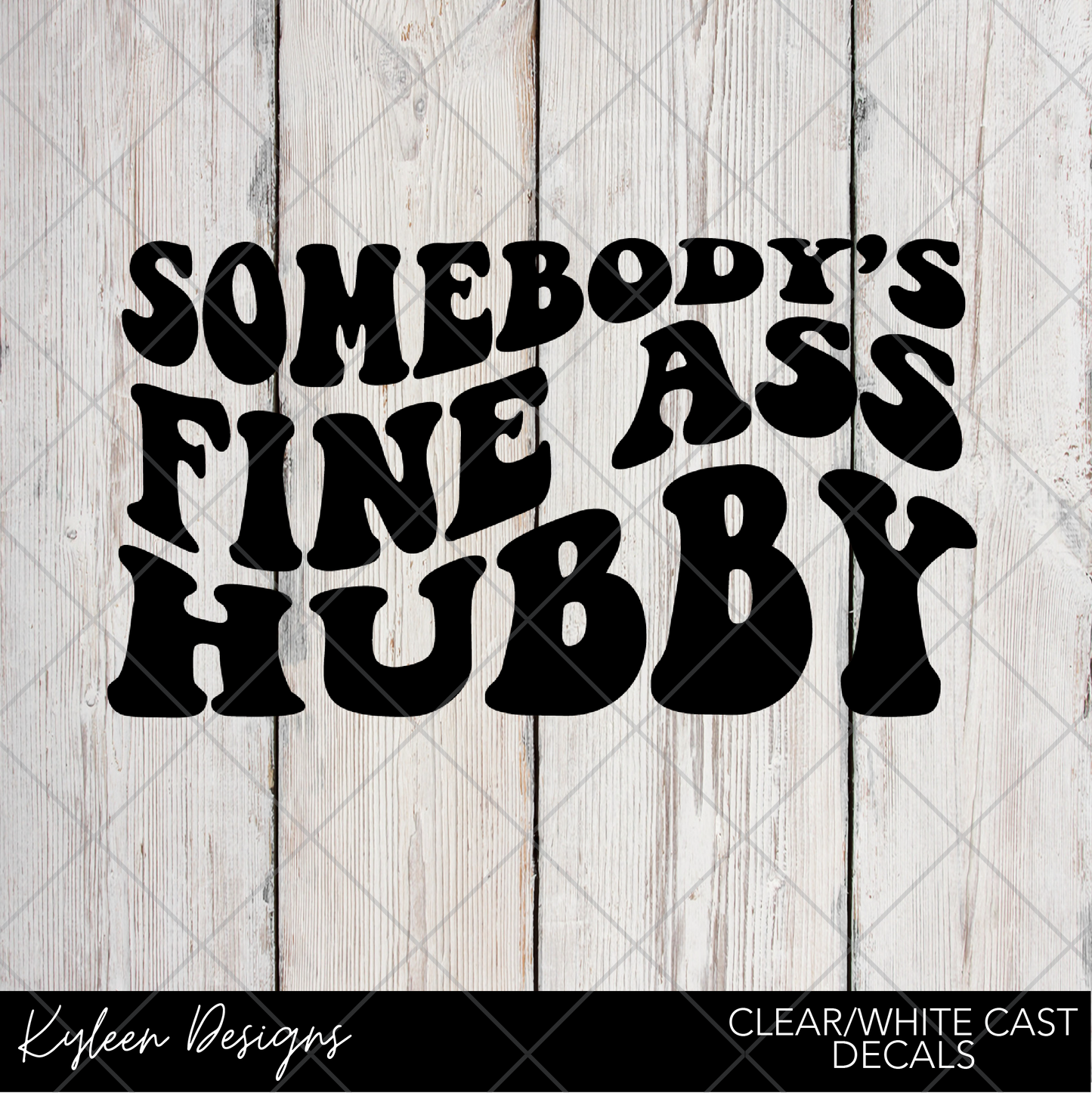 DreamCast™ Clear or White Cast Vinyl-Fine ass hubby