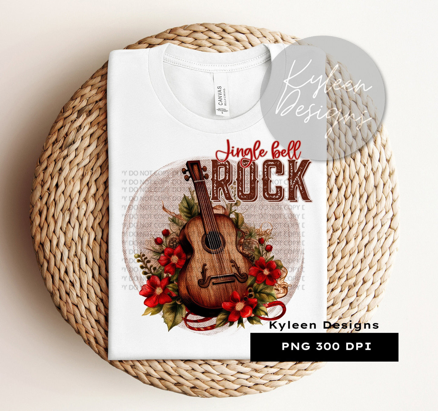 Jingle Bell RockHigh res 300 dpi PNG digital file for sublimation, DTF, DTG, printable vinyl etc
