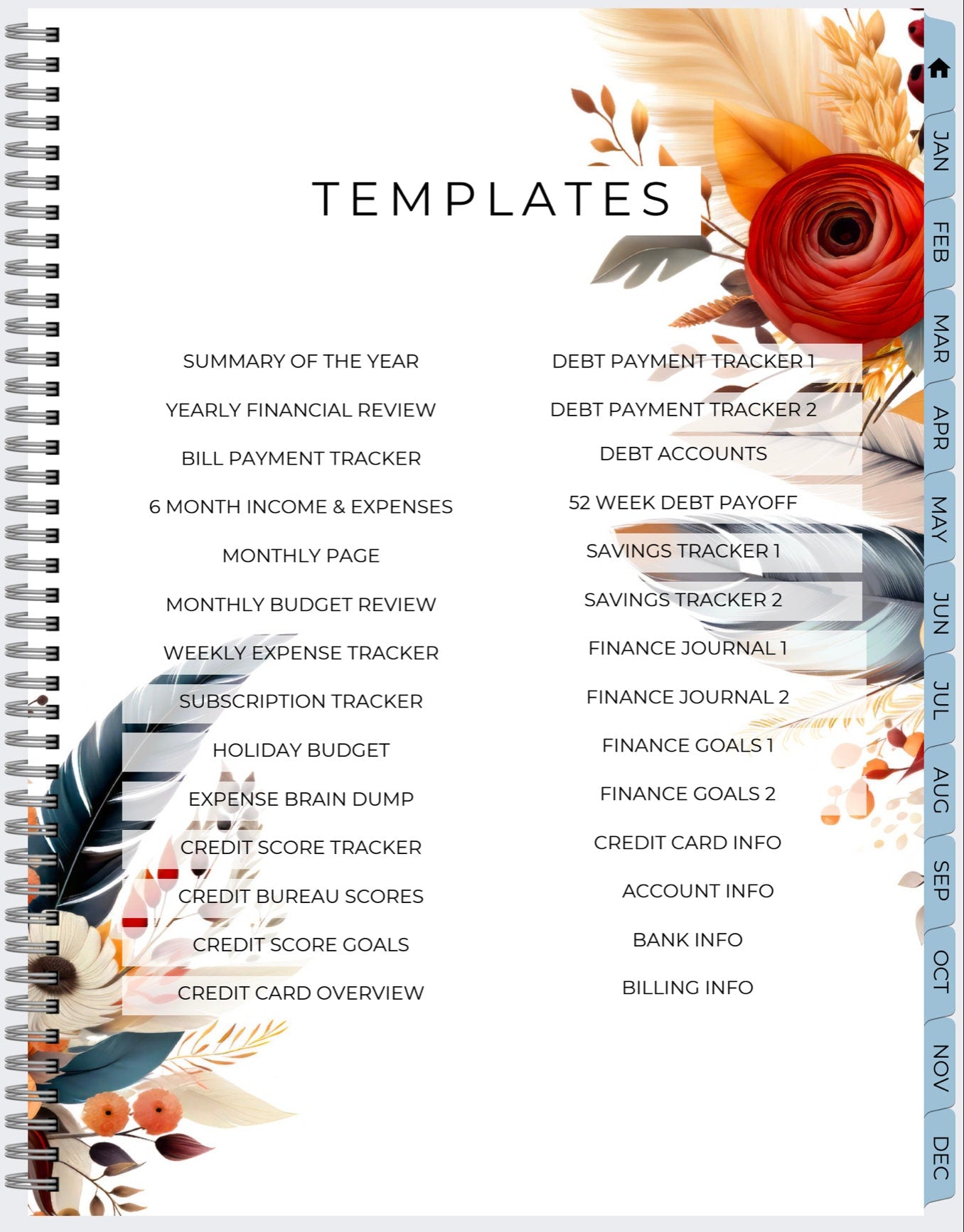 Boho Budget Planner, PDF download, edit in goodnotes, over 60 pages!  This is a DIGITAL ITEM!   Super Easy!  Exclusive Design