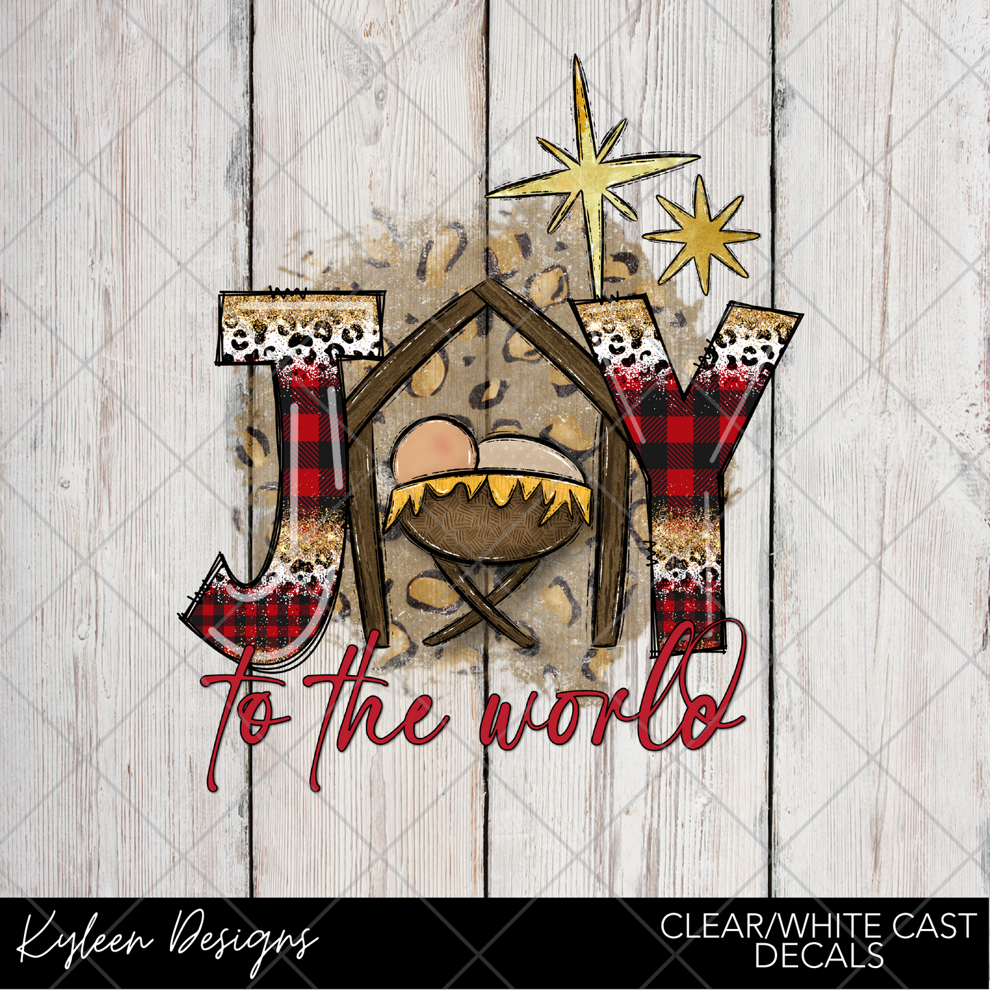 DreamCast™ Clear or White Cast Vinyl-Joy to the World