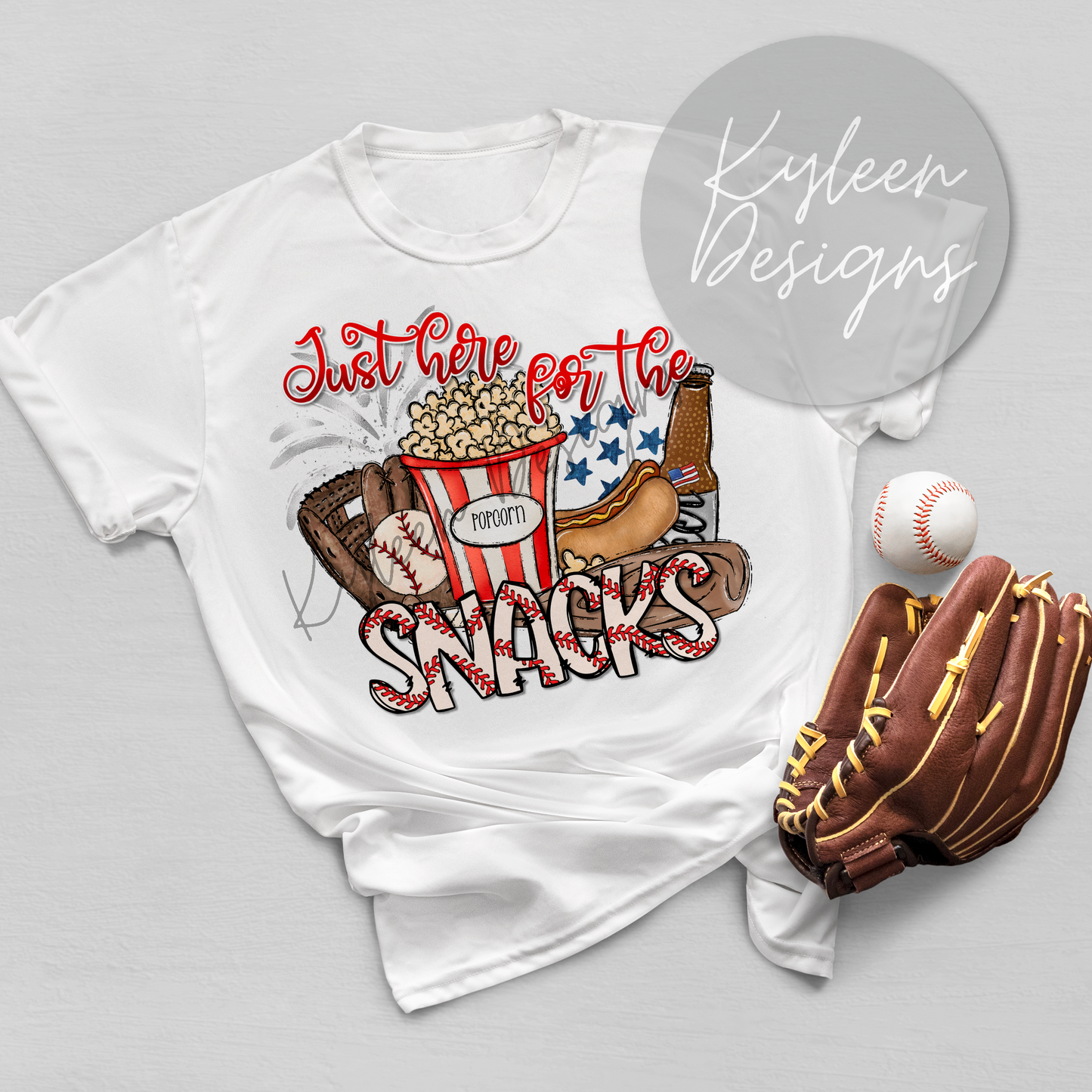 Just here for the snacks T-shirt