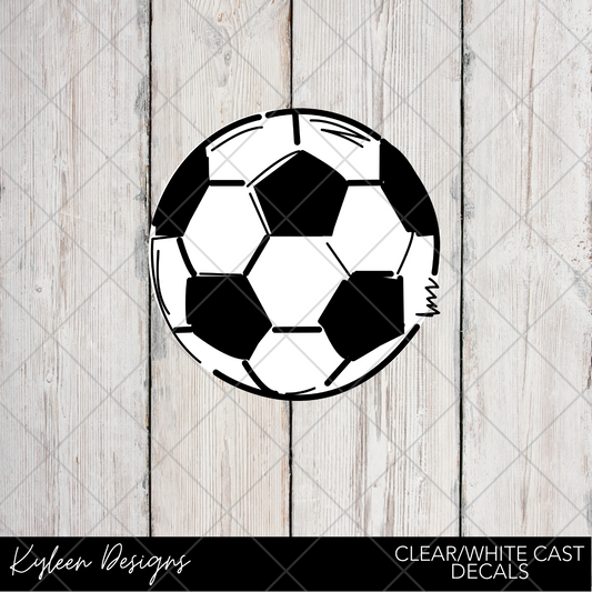 DreamCast™ Clear or White Cast Vinyl-Candle Co-Soccer ball