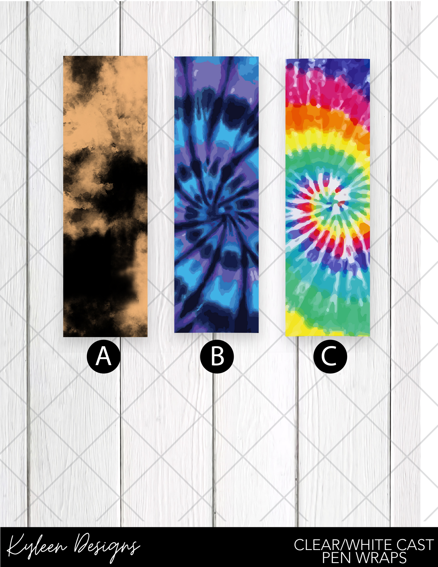 DreamCast™ Clear or White Cast Vinyl-Tie Dye