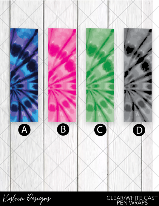 DreamCast™ Clear or White Cast Vinyl-Tie Dye