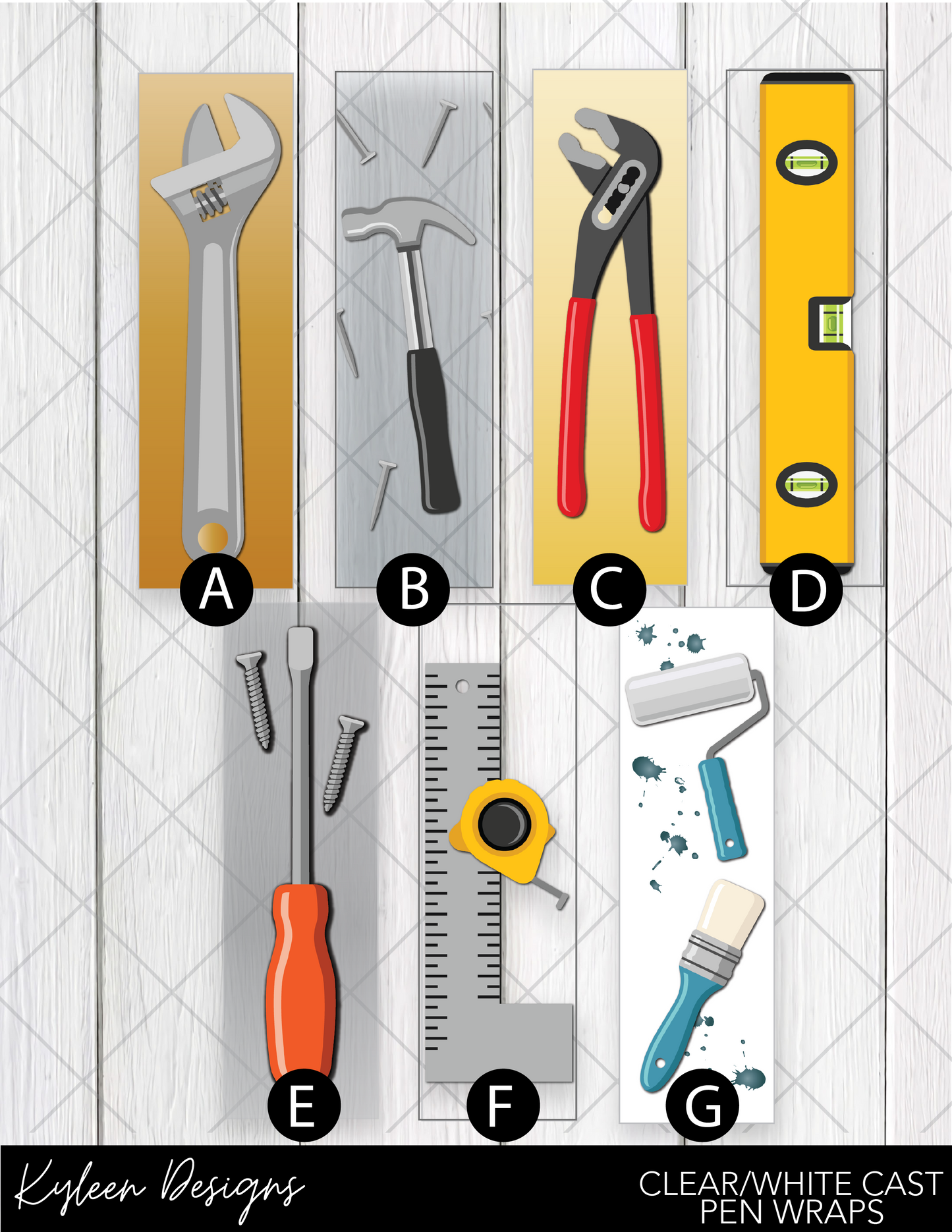 DreamCast™ Clear or White Cast Vinyl-Tools
