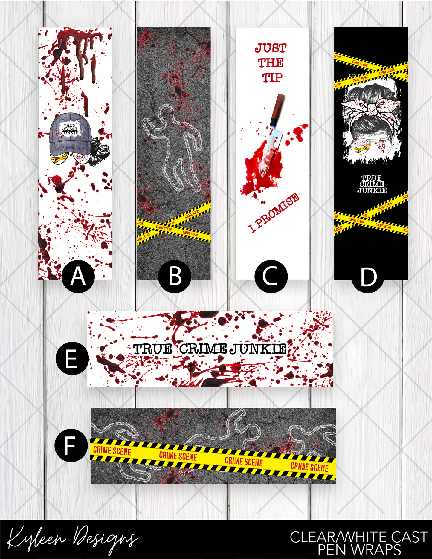 DreamCast™ Clear or White Cast Vinyl-True Crime