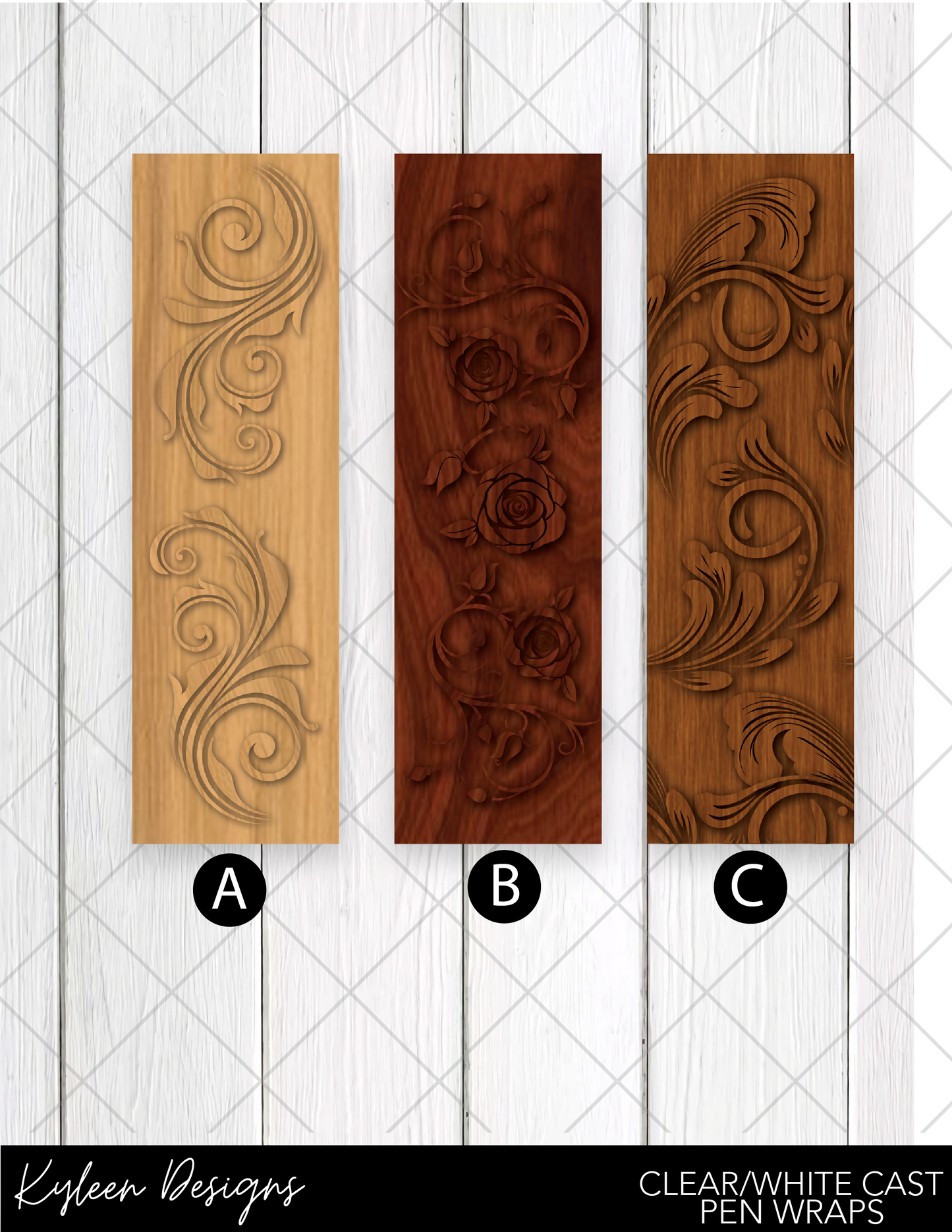 DreamCast™ White Cast Vinyl-wooden