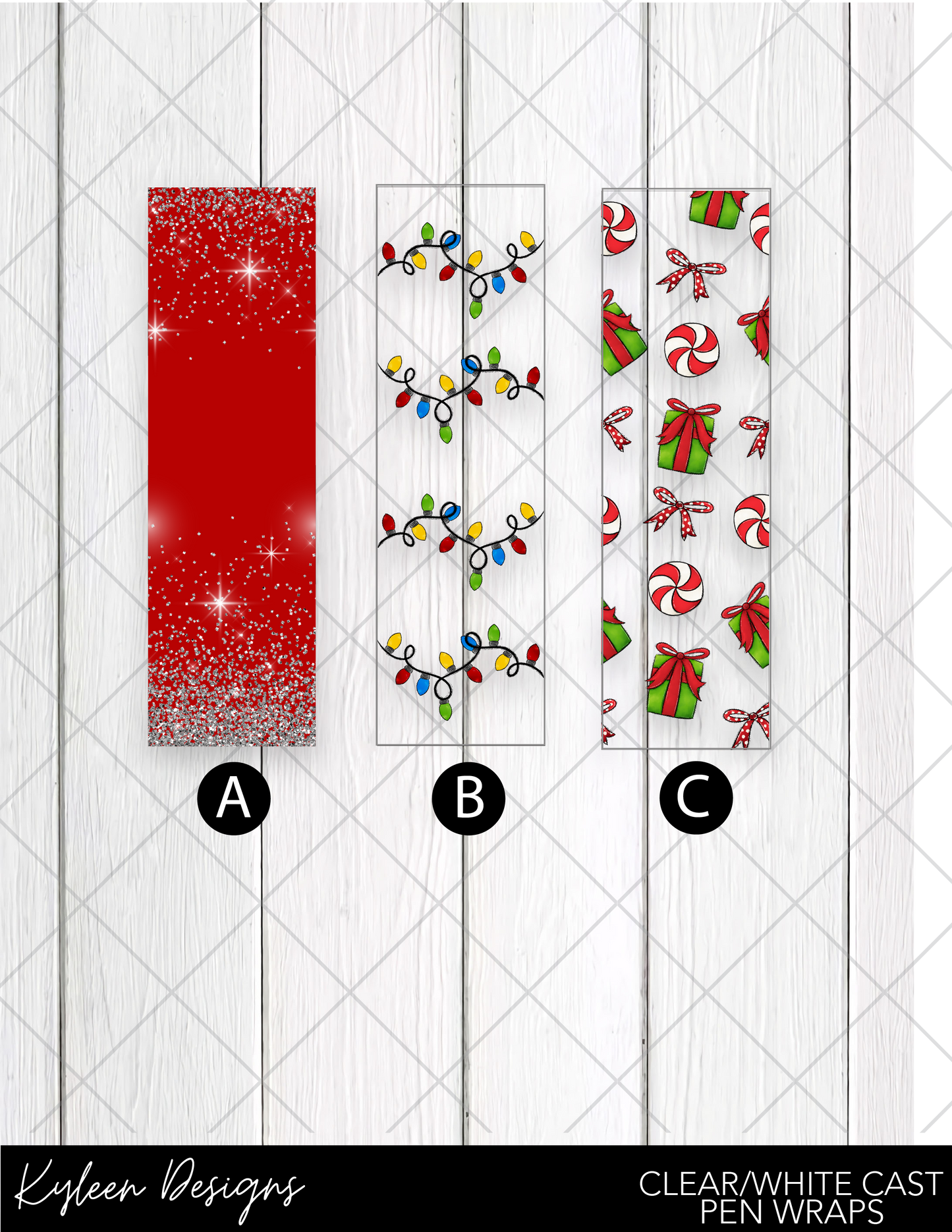 DreamCast™ Clear or White Cast Vinyl-Christmas