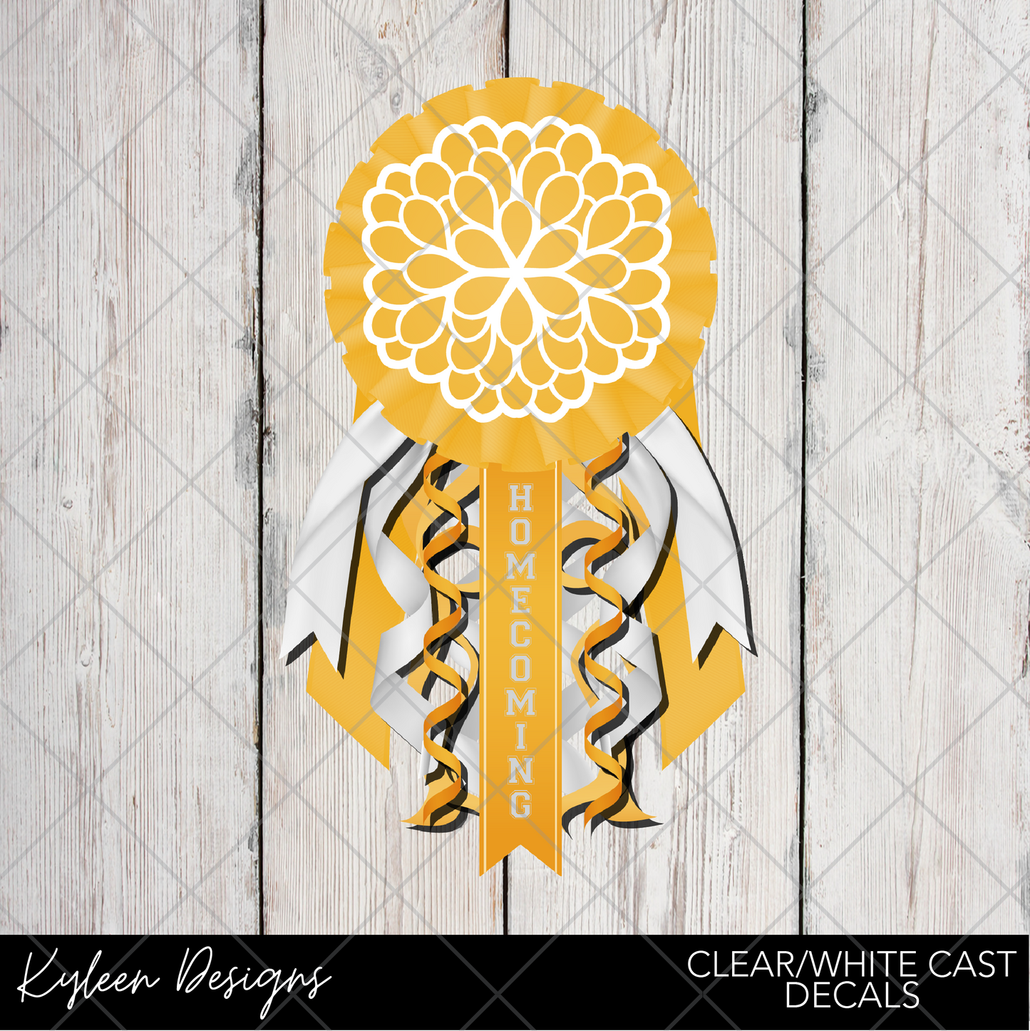 DreamCast™ Clear or White Cast- Yellow Mum