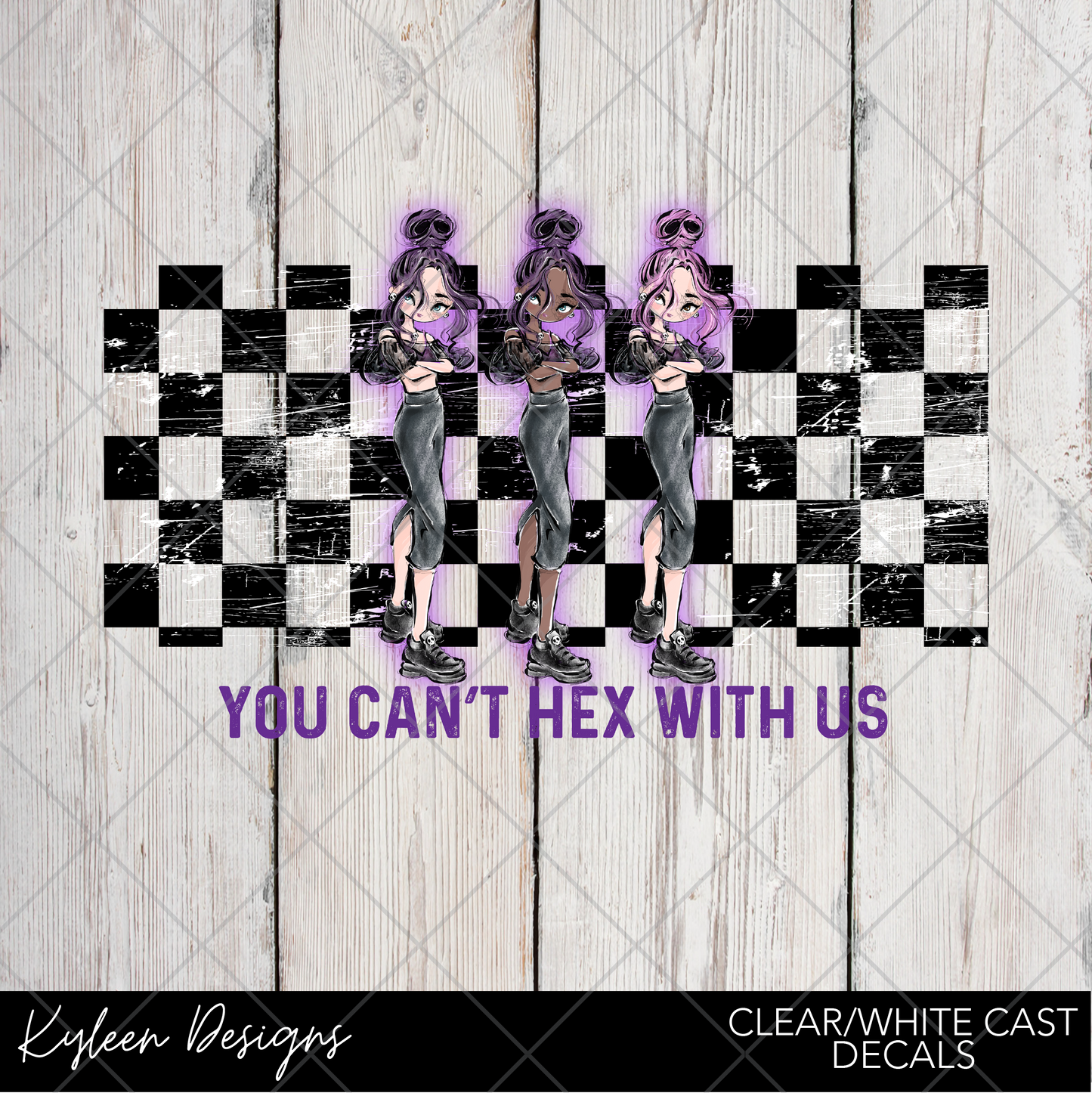 DreamCast™ Clear or White Cast Vinyl-You can't Hex with us