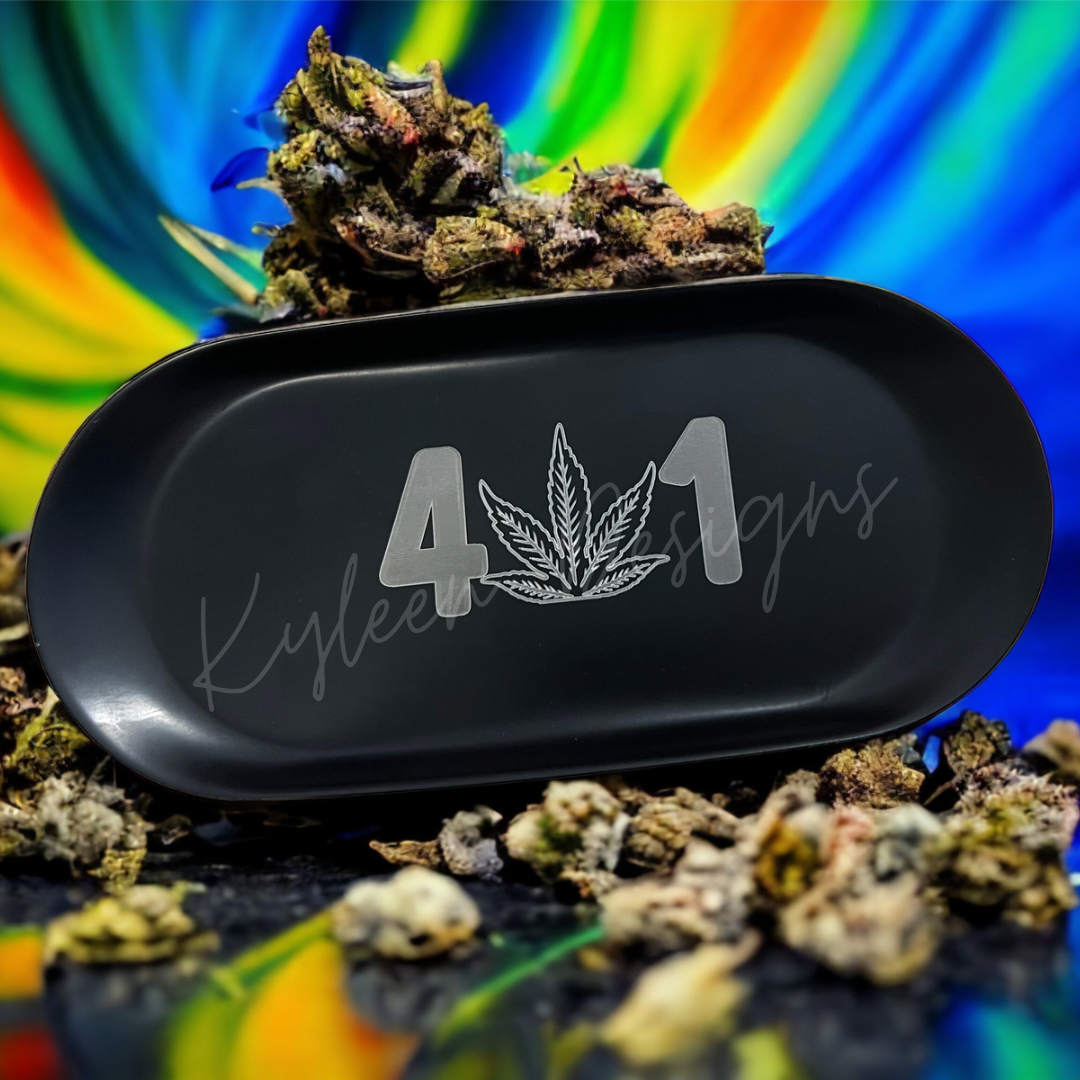 Metal Engraved Rolling Tray