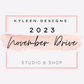 2023 MONTHLY ARTWORK DRIVE- NOVEMBER