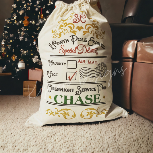 Canvas Santa Sack