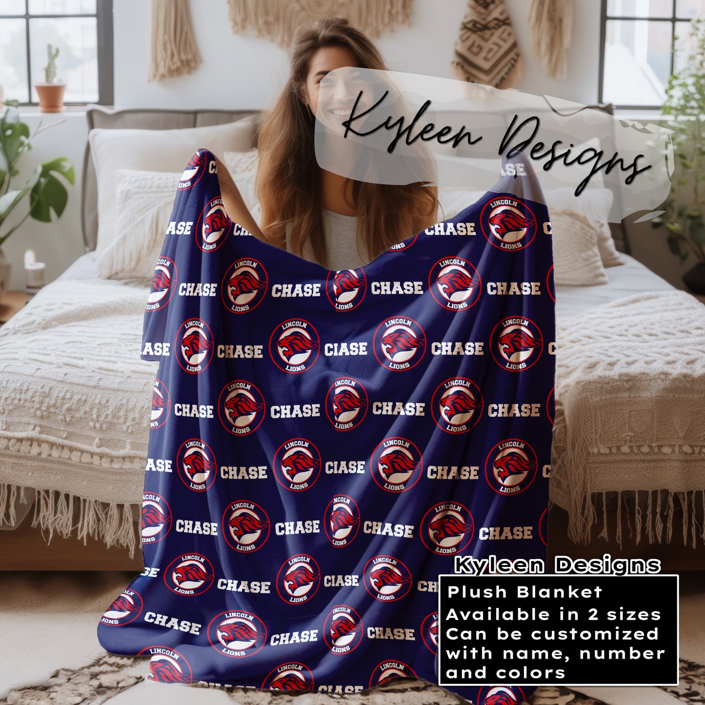 Personalized Minky Fleece Blanket