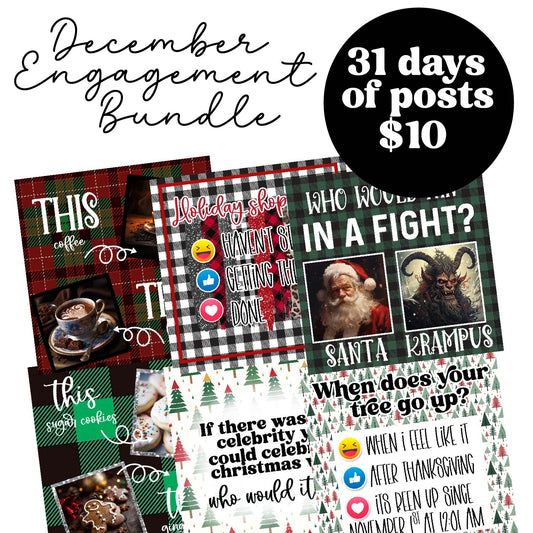 December Holiday Engagement Bundle