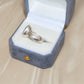 Sterling silver Esposito 925 smoky quartz ring size 8- Vintage