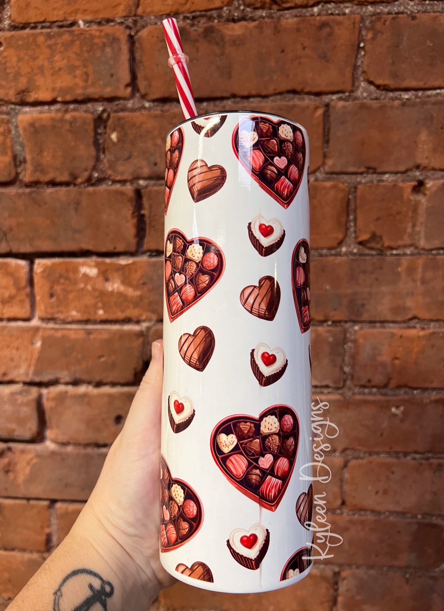 Valentines Candy 20 Ounce Tumbler