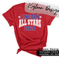 Personalized Allstar Tee-shirt