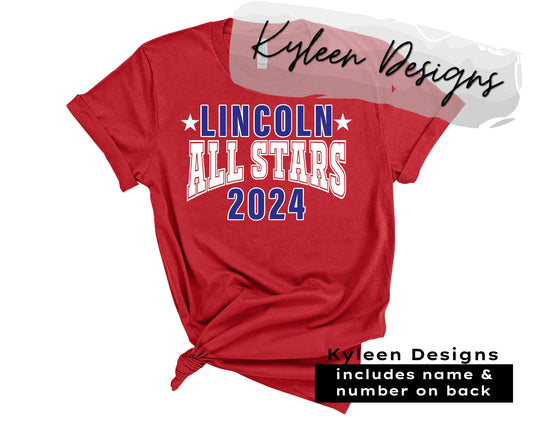 Personalized Allstar Tee-shirt