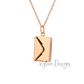 Hidden Message Envelope Necklace