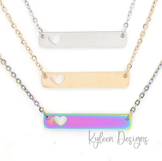Heart Cut out Necklace
