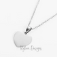 Engraved Heart Necklace